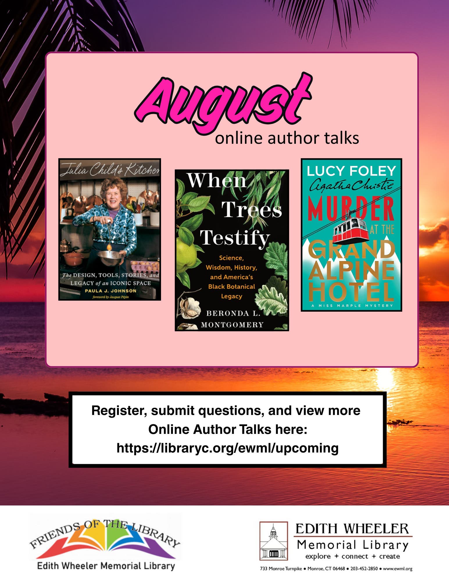 August Author Talks at EWML