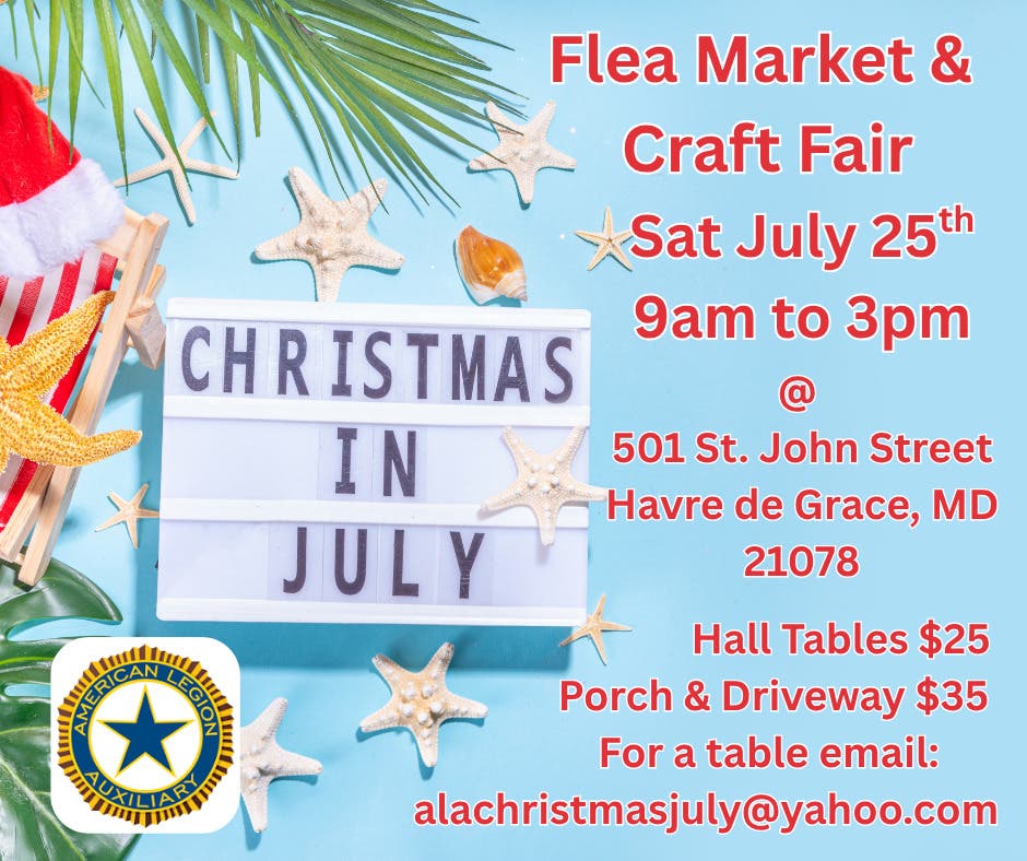 Christmas In July Craft Fair & Flea Market