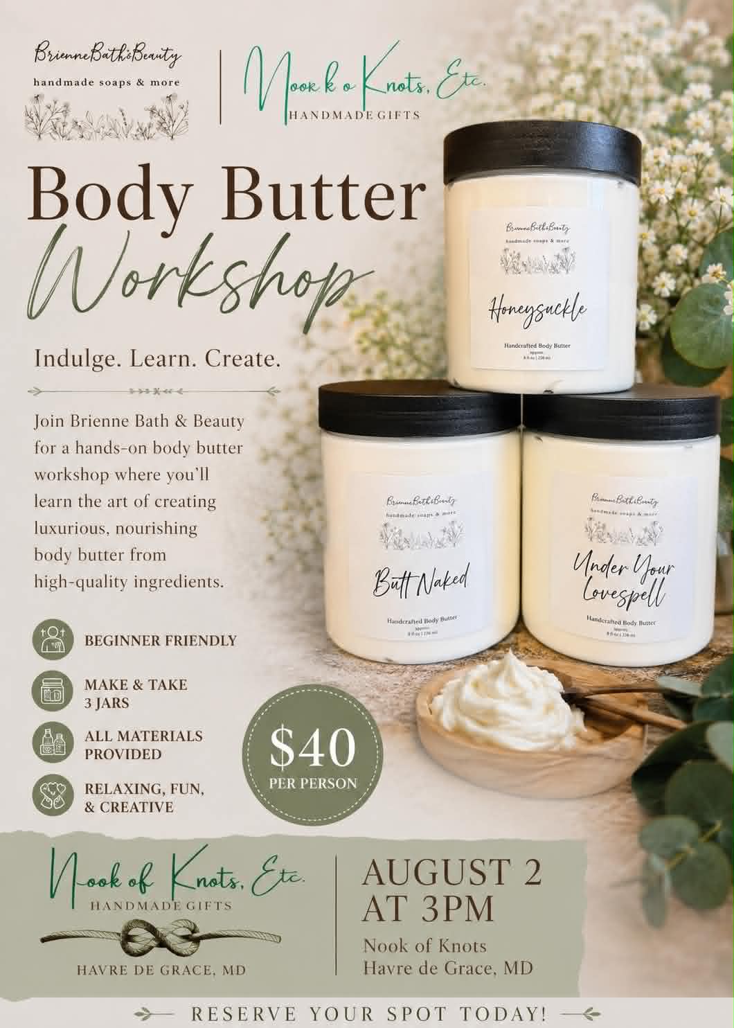 DIY Body Butter Workshop