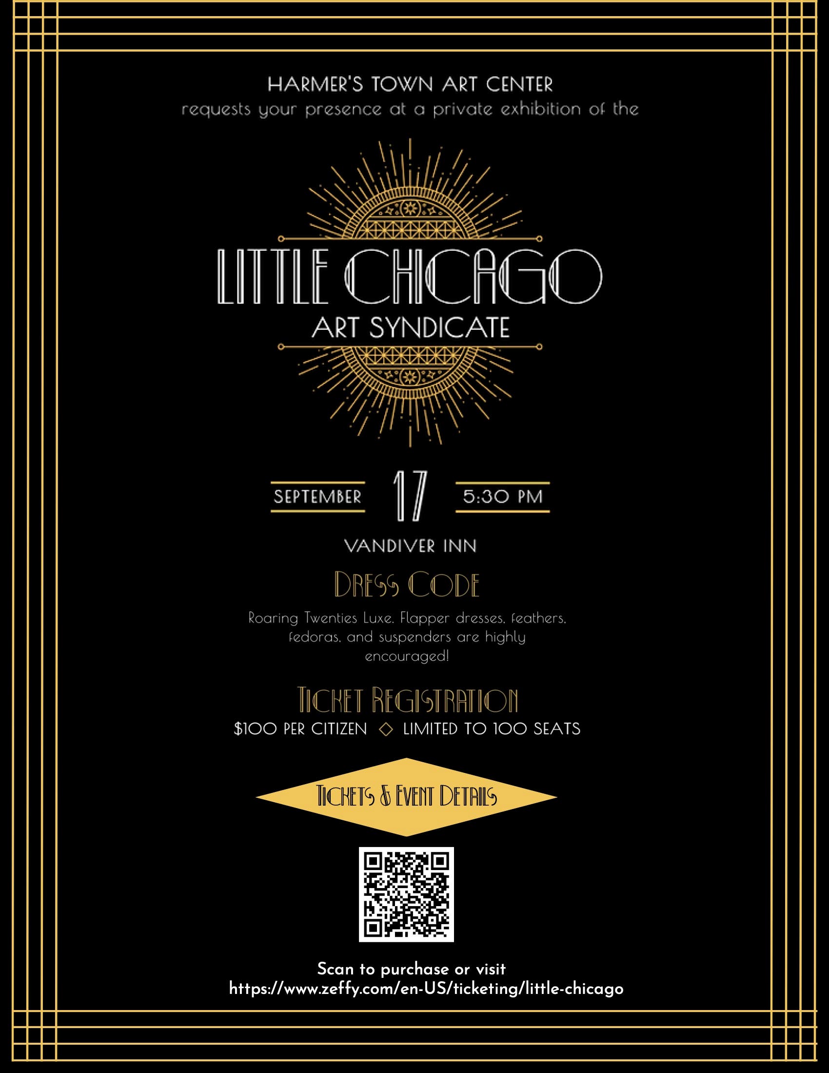 Harmer’s Town Art Center’s Annual Fundraiser Presents: The Little Chicago Art Syndicate