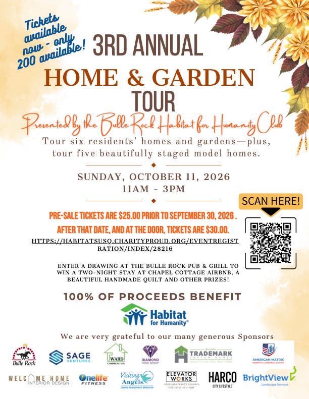 Bulle Rock Home and Garden Tour