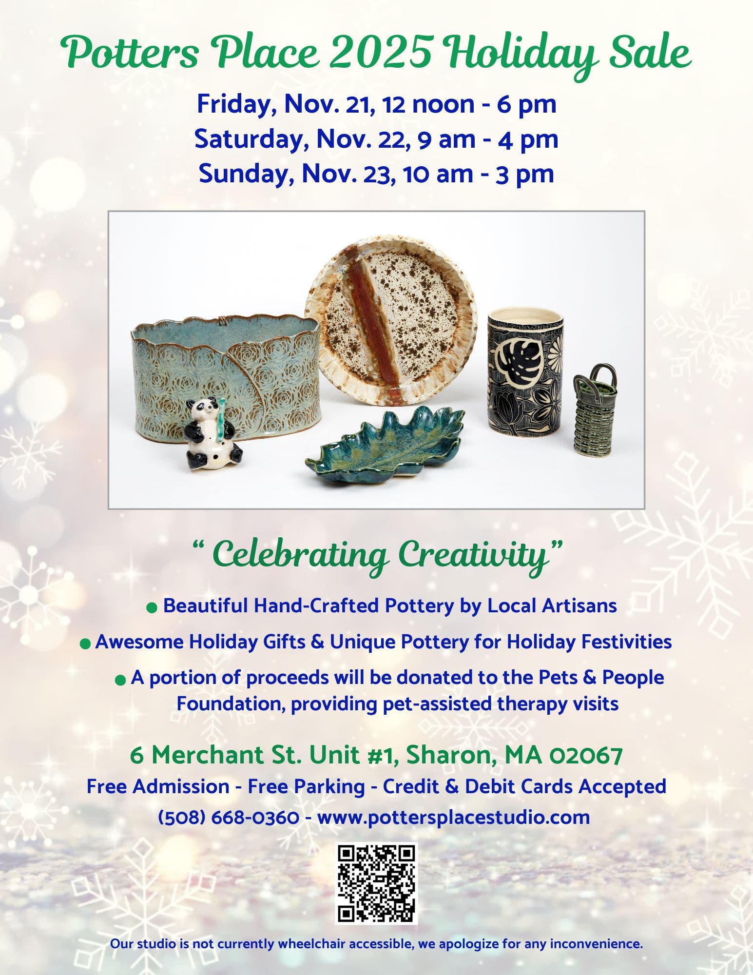 Potters Place Holiday Sale