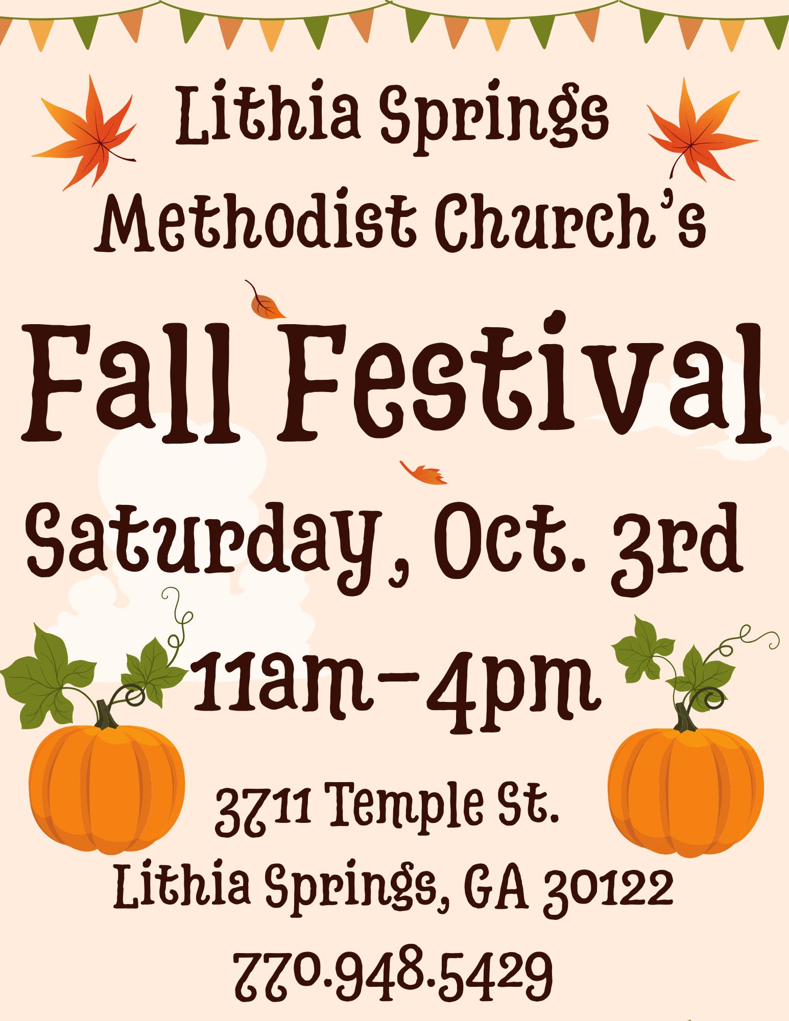 Lithia Springs Methodist Church Fall Festival
