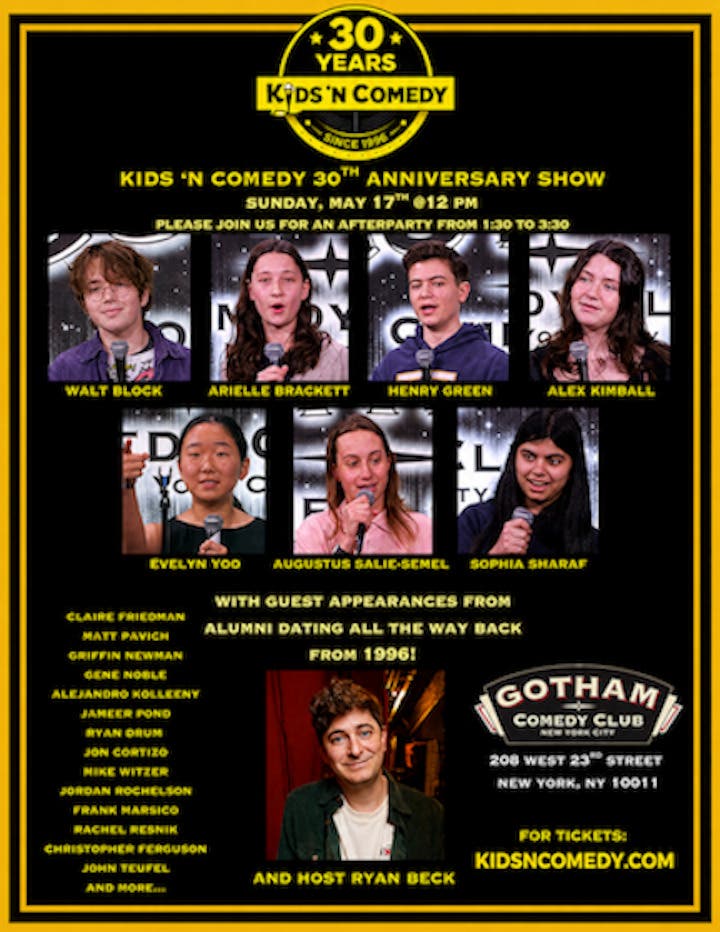 Kids 'N Comedy 30th Anniversary Show