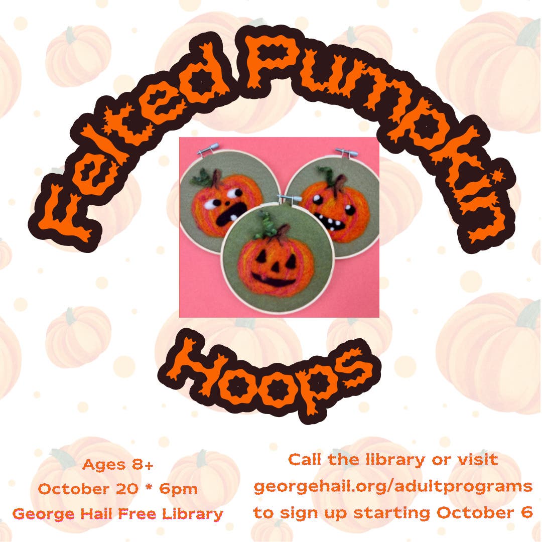 Felted Pumpkin Hoops