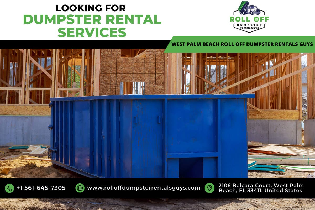 West Palm Beach Roll Off Dumpster Rentals Guys