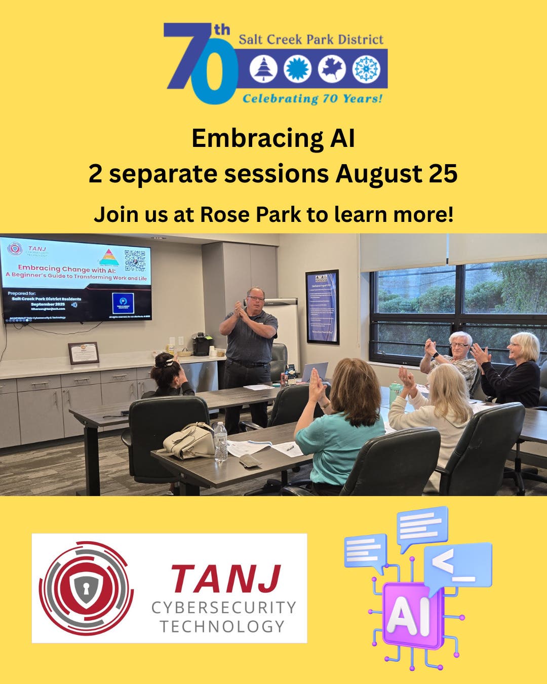 Embracing AI - 2 sessions 