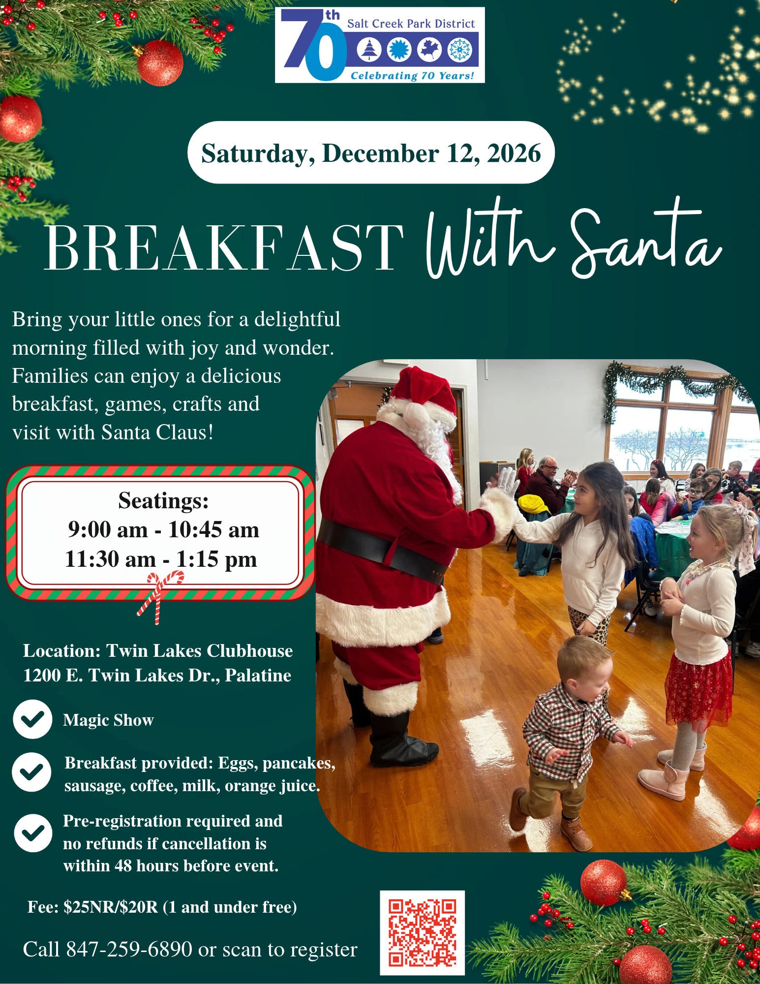 Breakfast with Santa 