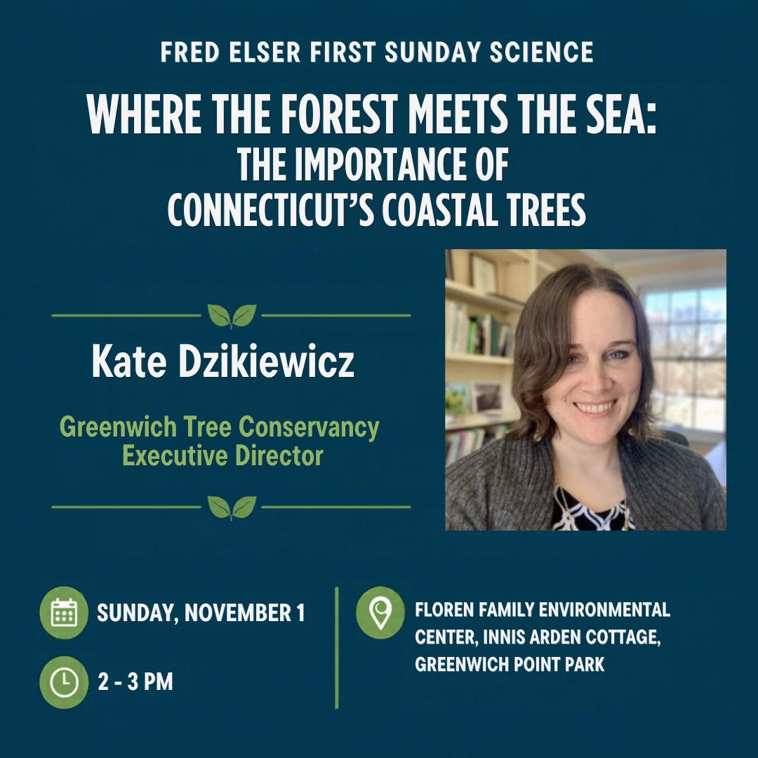 Fred Elser First Sunday Science: Where the Forest Meets the Sea: The Importance of Connecticut's Coa