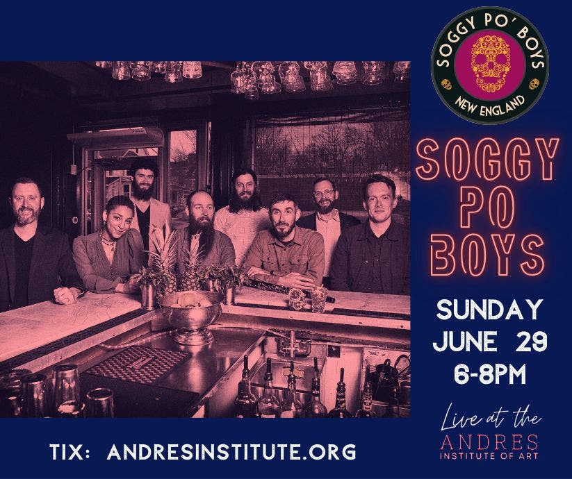 Soggy Po' Boys Concert to Support Andres Institute of Art
