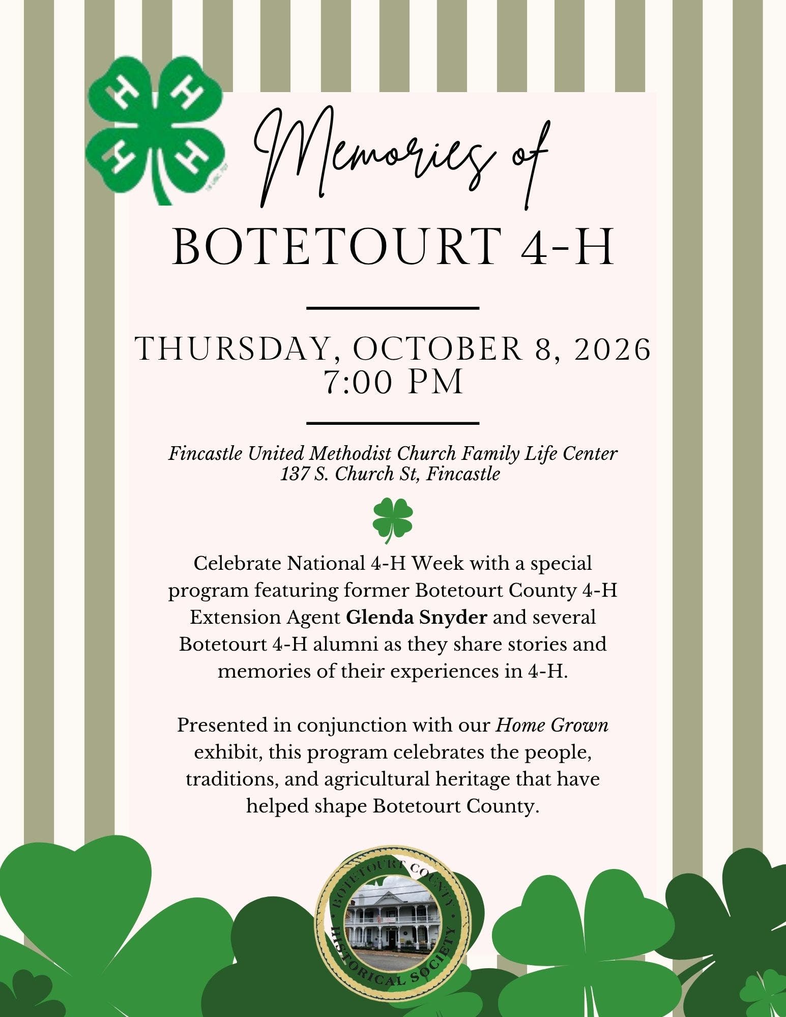 Memories of Botetourt 4-H