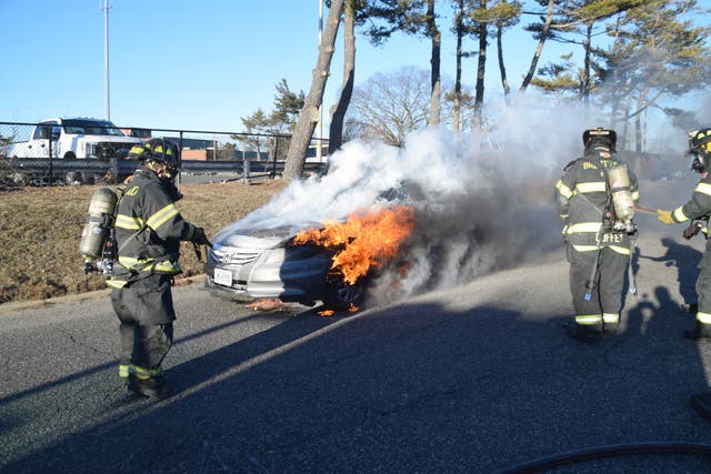 Firefighters Extinguish Car Fire On Long Island: Police | Brentwood, NY ...
