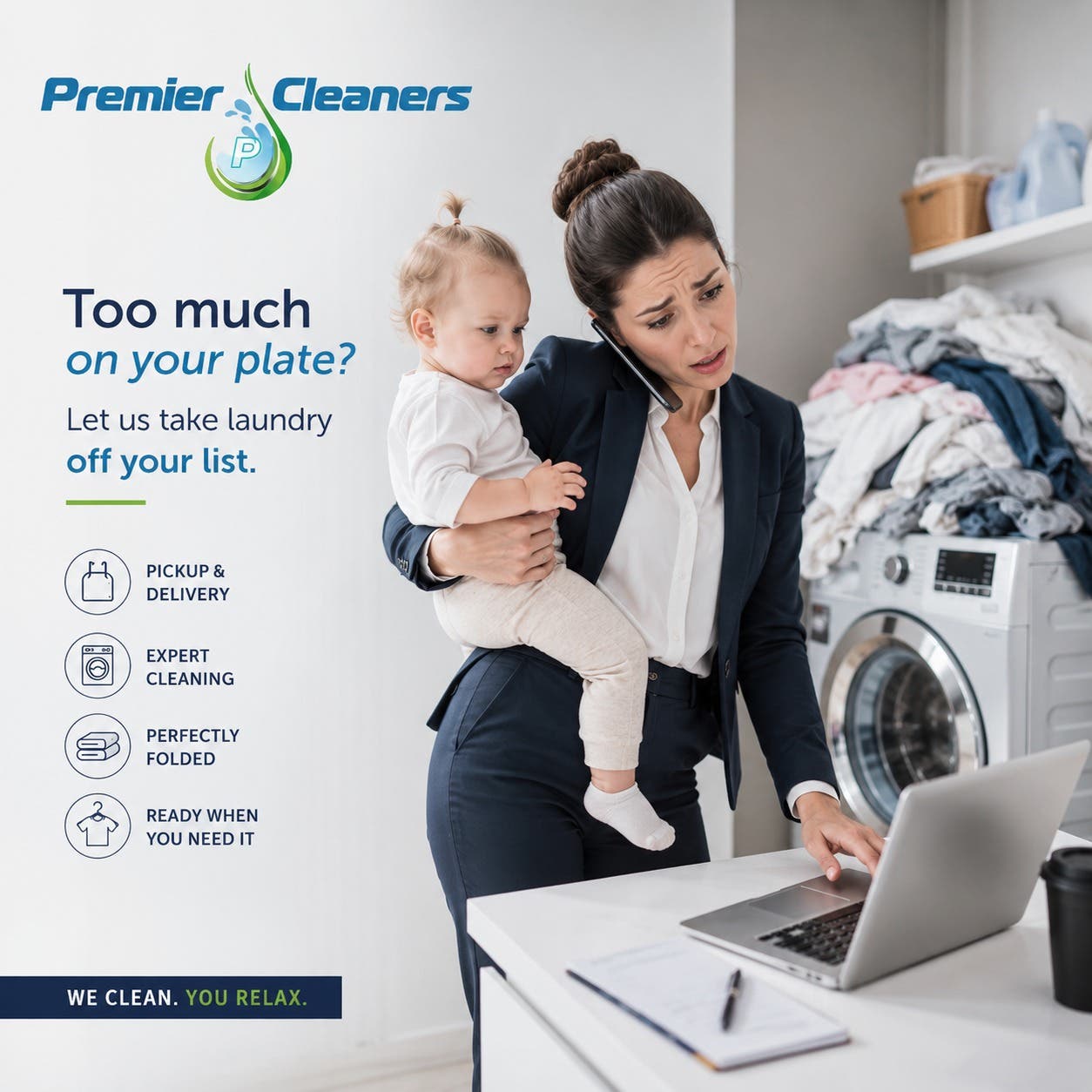 Work, family, and a never-ending laundry pile? We get it. 🤍