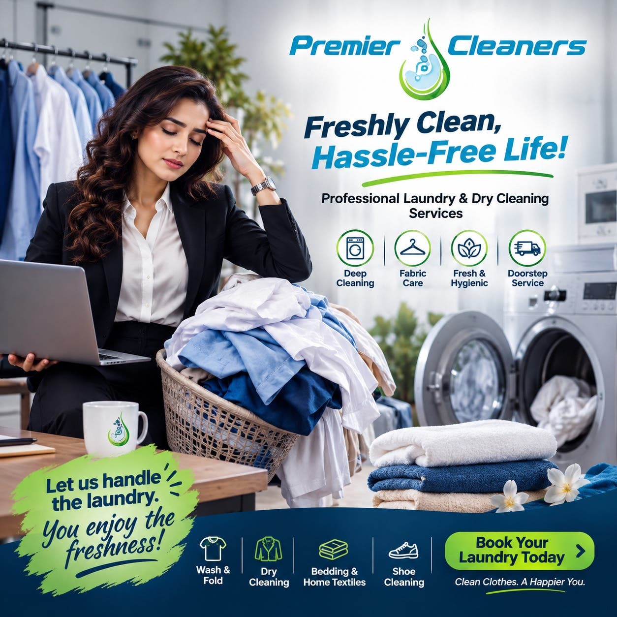 Some days, the laundry pile feels like a full-time job. 🧺😅