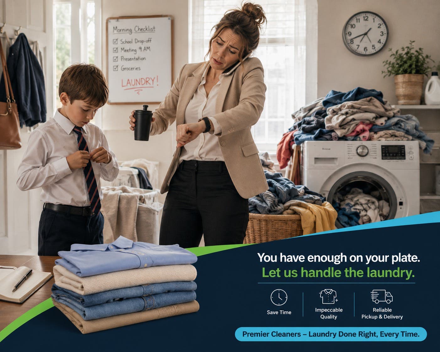 You have enough on your plate. Let us handle the Laundry 💙