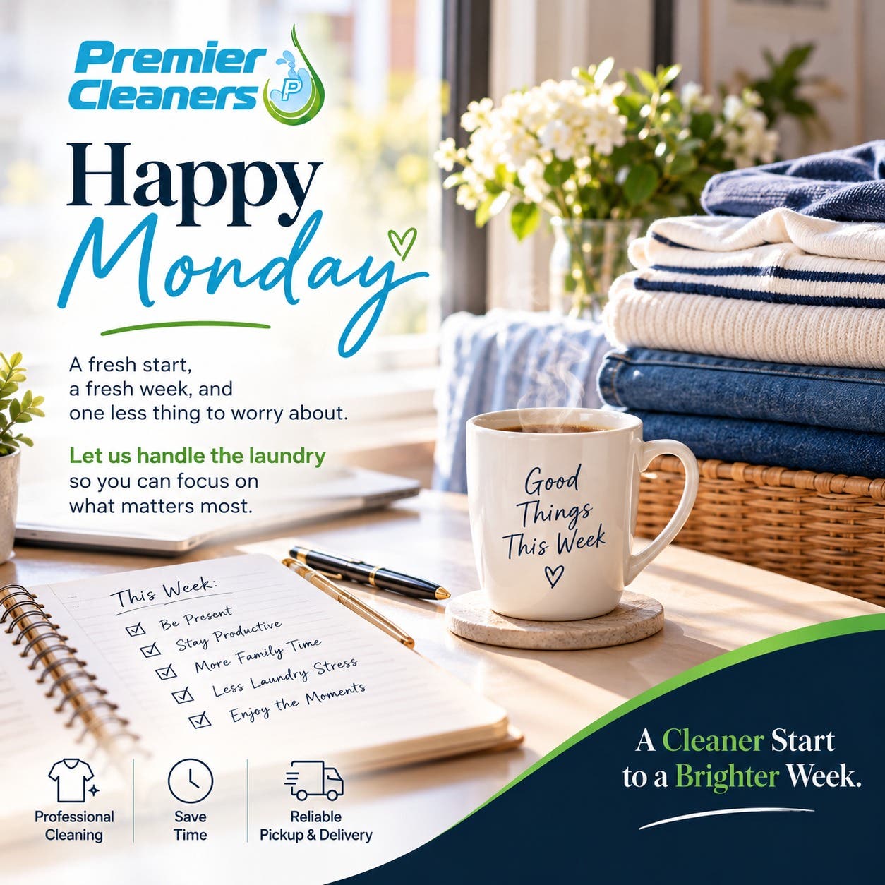Monday is a fresh start. ☀️