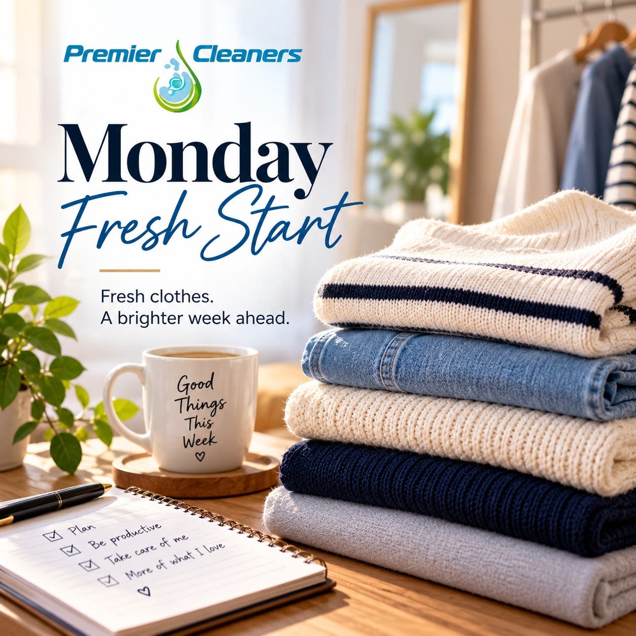 A fresh week deserves a fresh start. ✨