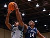 Evans with 2 of his 12 points