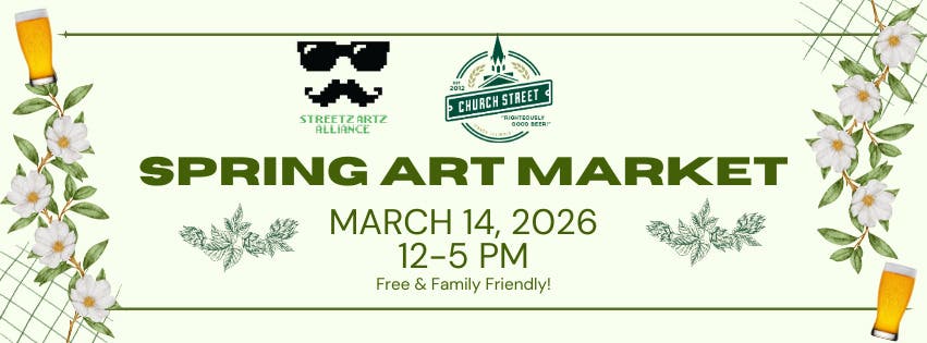 Spring Art Market at Church Street Brewing