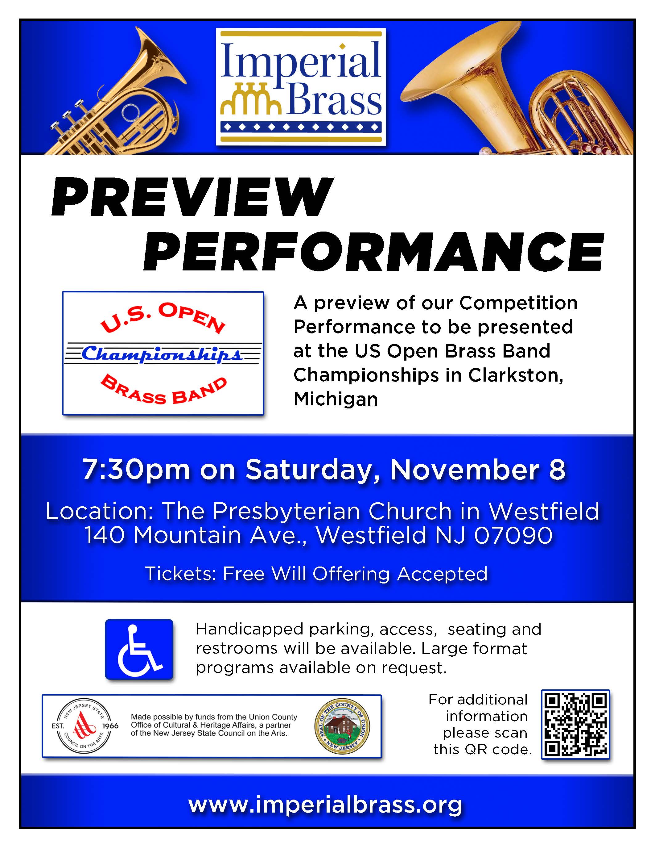 Imperial Brass Preview Performance for U.S. Open Brass Band Championships
