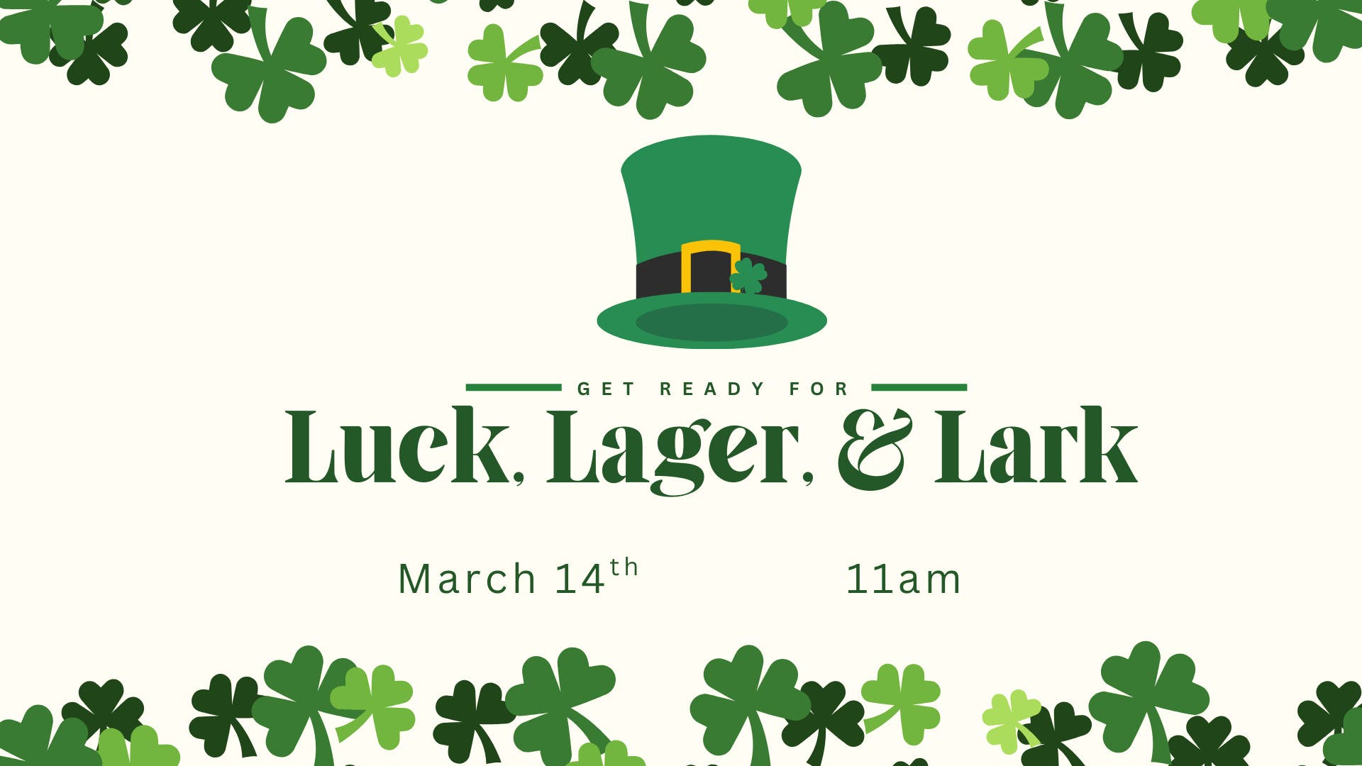 Mar 14 | Luck, Lager, & Lark | Ashburn, VA Patch