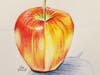 Drawing with colored pencils by Vian Borchert