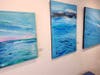 Art on display by Vian Borchert at the Watergate gallery