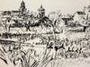 Landscape in ink
