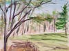 "Landscape with Trees" by Vian Borchert