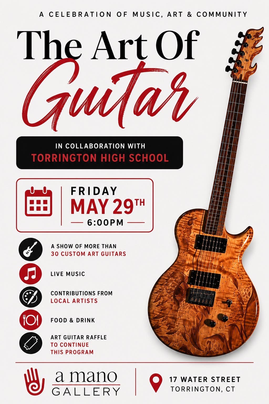 Raffle - from part of The Art of Guitar exhibit!
