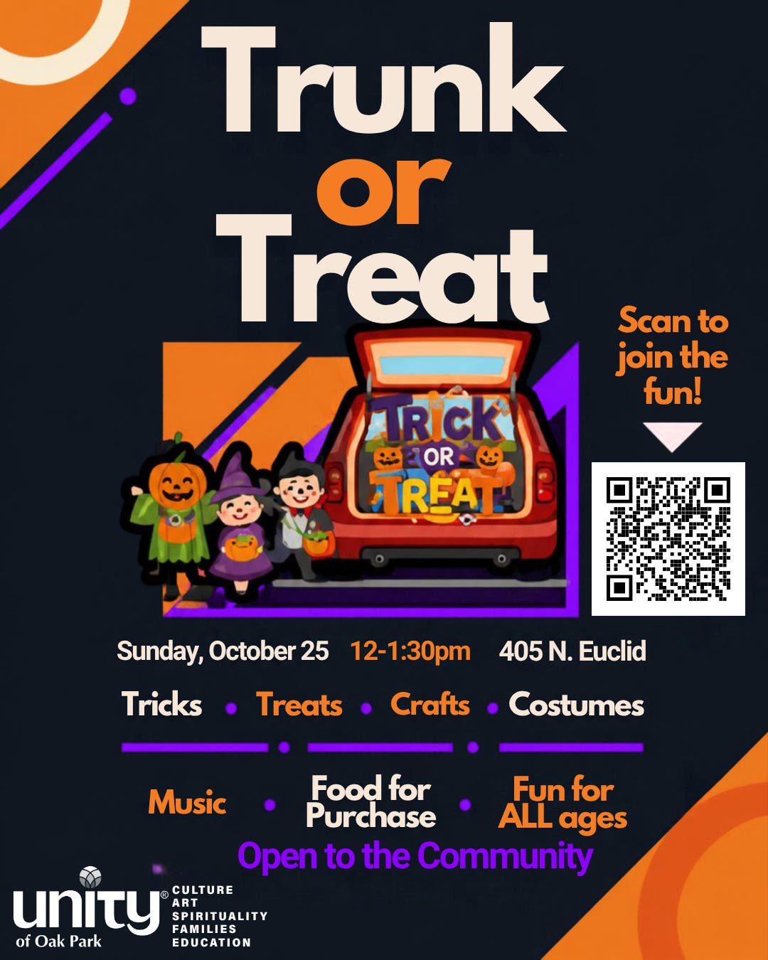 Trunk Or Treat for the Community - Sunday, October 25!