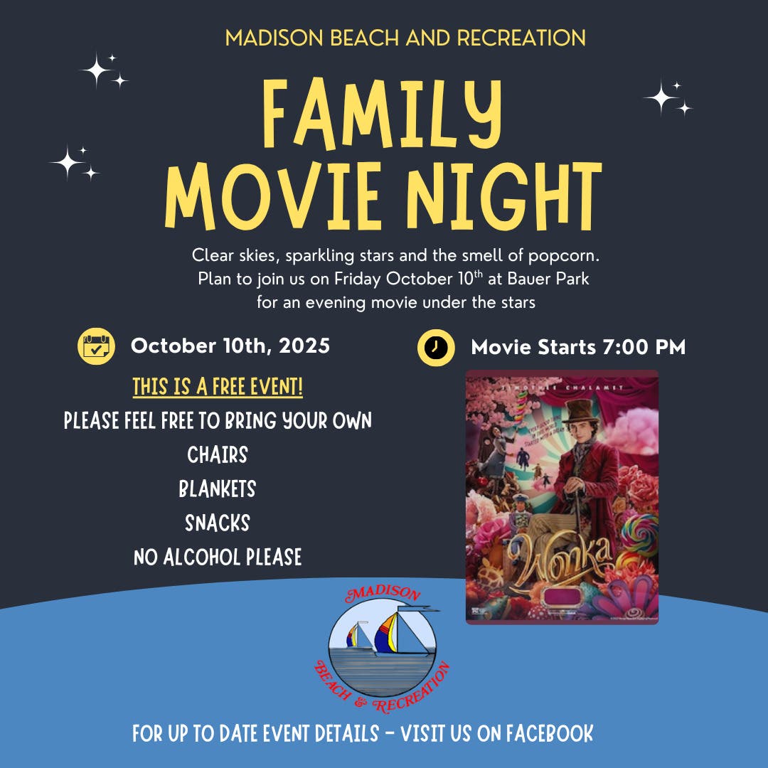 Oct 10 Family Movie Under The Stars! Madison, CT Patch