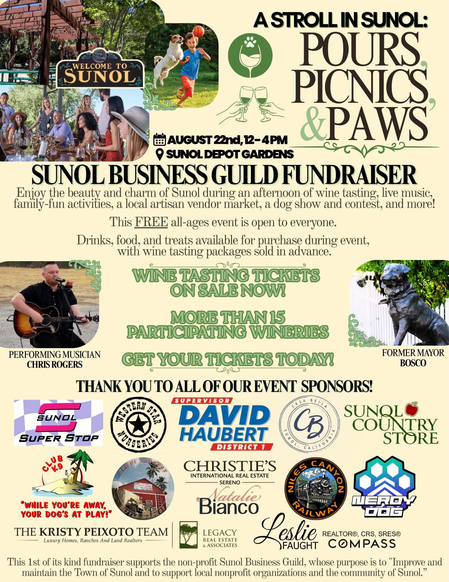 A Stroll in Sunol: Pours, Picnics, & Paws