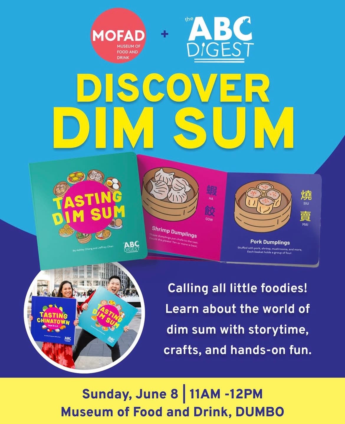 Jun 8 | Tasting Dim Sum: Storytime with The ABC Digest | Brooklyn, NY Patch