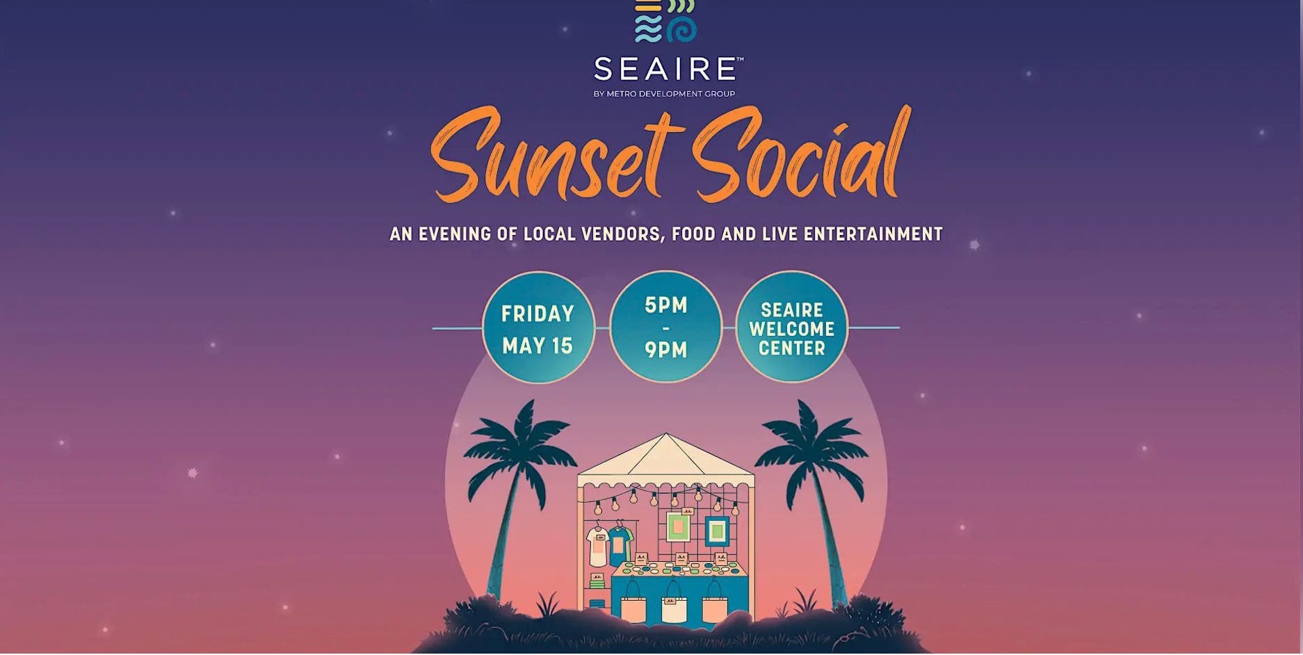 Seaire Sunset Social