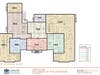 Library expansion history diagram prepared by HMR Architects, showing the original 1924 building and successive additions in 1940, 1960, 1964, 1983, 1991, and 2004.