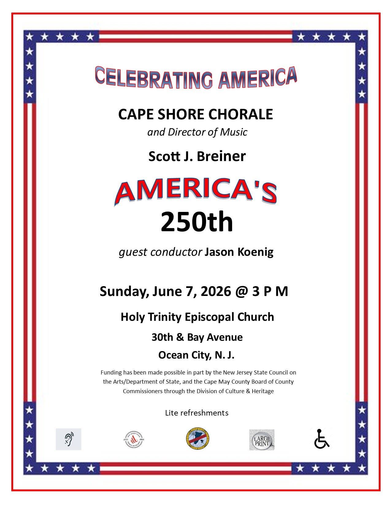 Cape Shore Chorale: Celebrating America's 250th