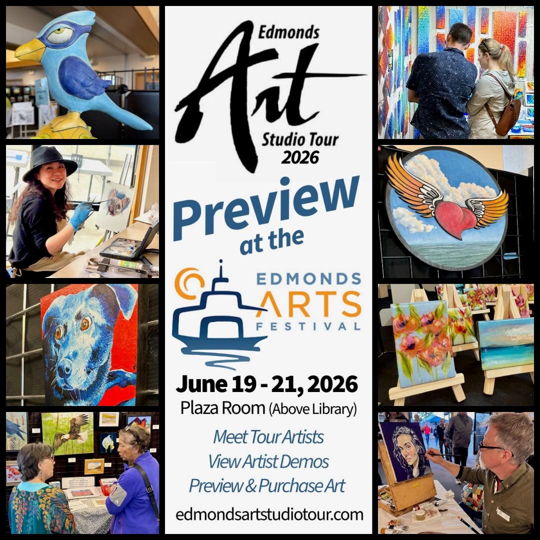 Edmonds Art Studio Tour Preview at the Edmonds Arts Festival