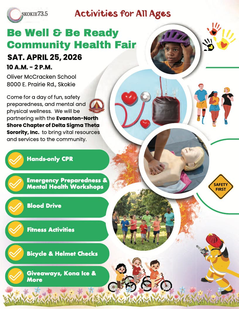 "Be Well & Be Ready" Community Health Fair