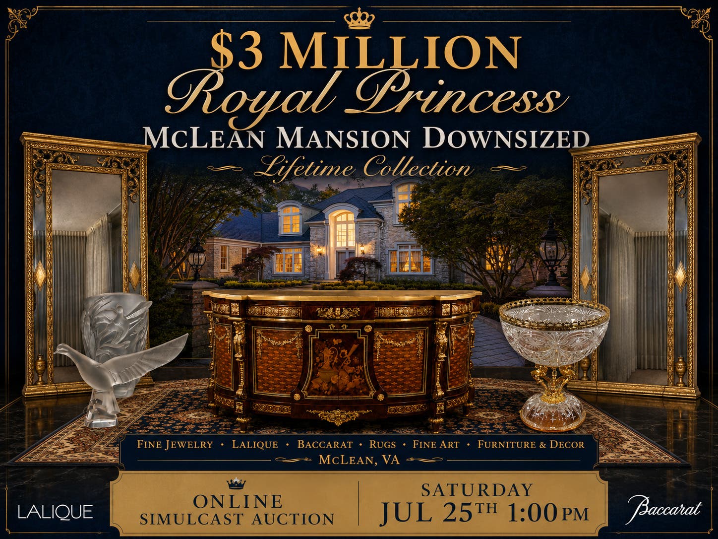 The $3 Million Royal Princess Mansion Downsizing Auction