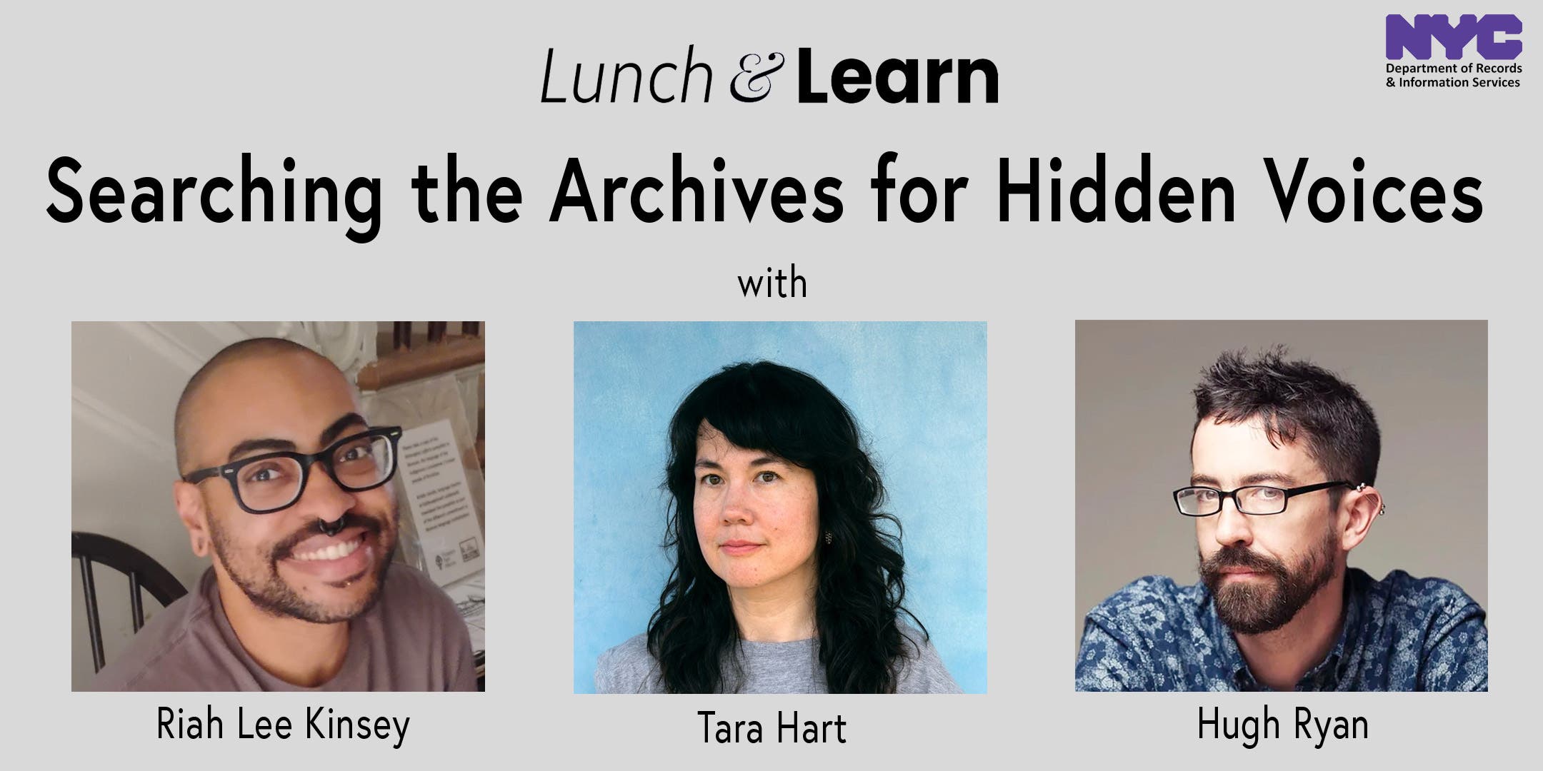 Lunch & Learn: Searching the Archives for Hidden Voices
