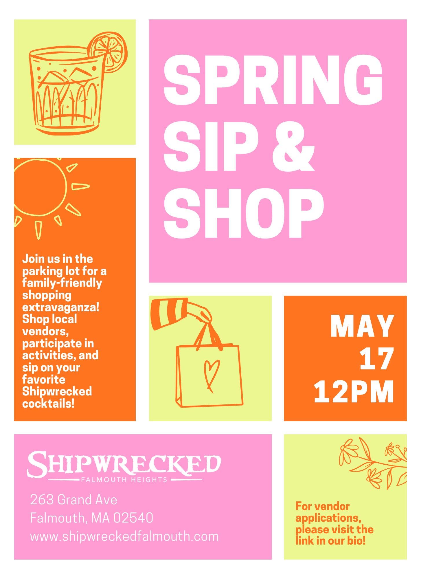 Spring Sip & Shop
