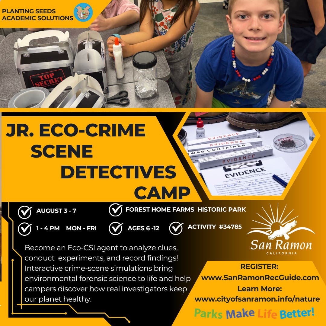 Jr. Eco-Detectives - Environmental Forensics Camp