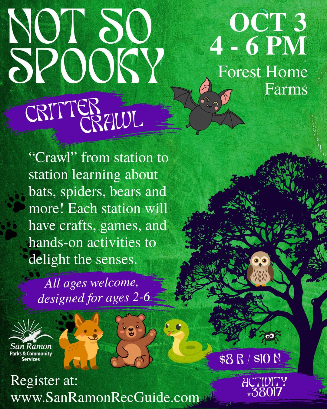 Not So Spooky Critter Crawl