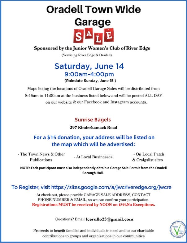 Oradell Garage Sale