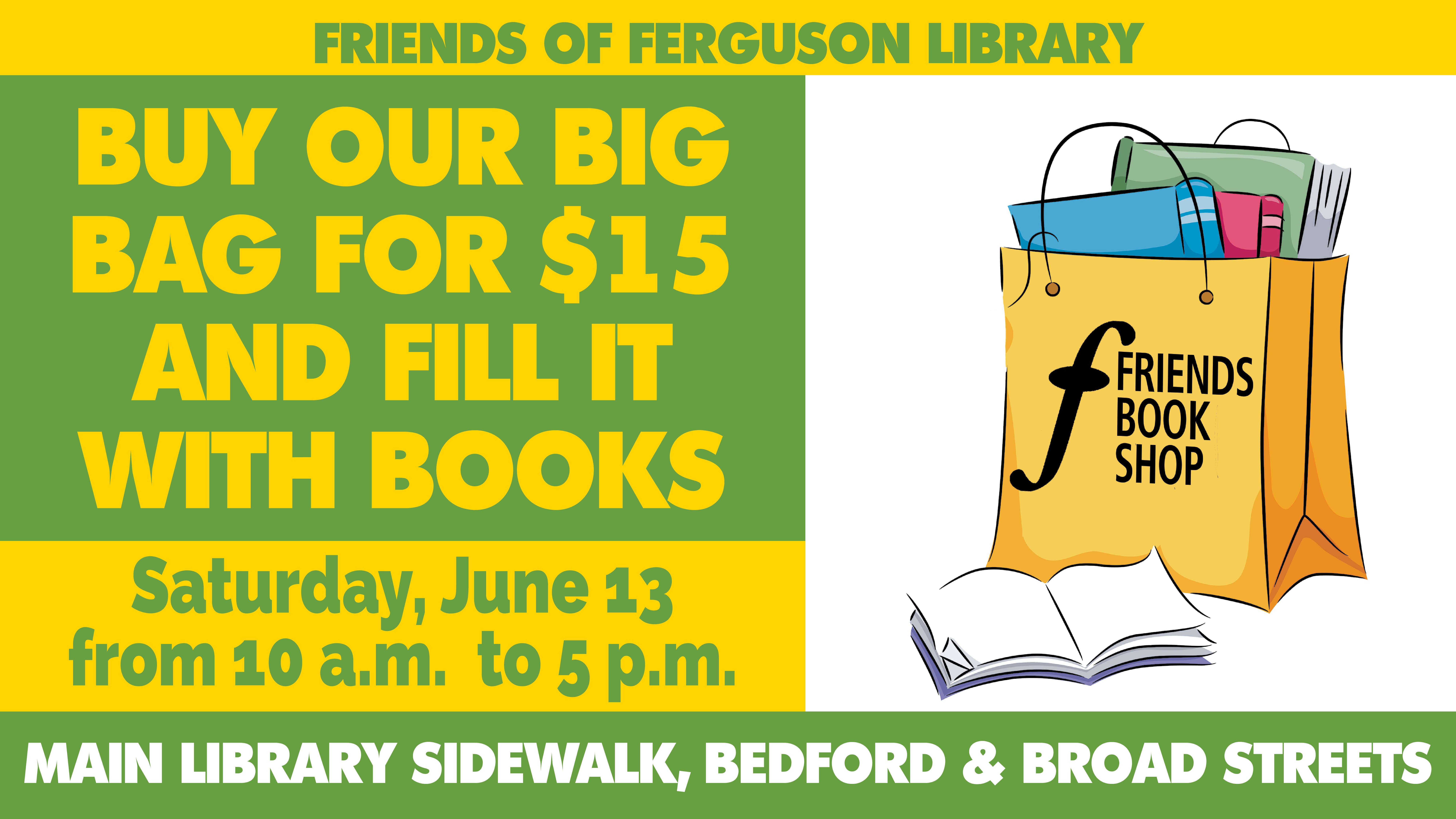 BIG SALE: Friends Book Shop $15 Bag Sale!