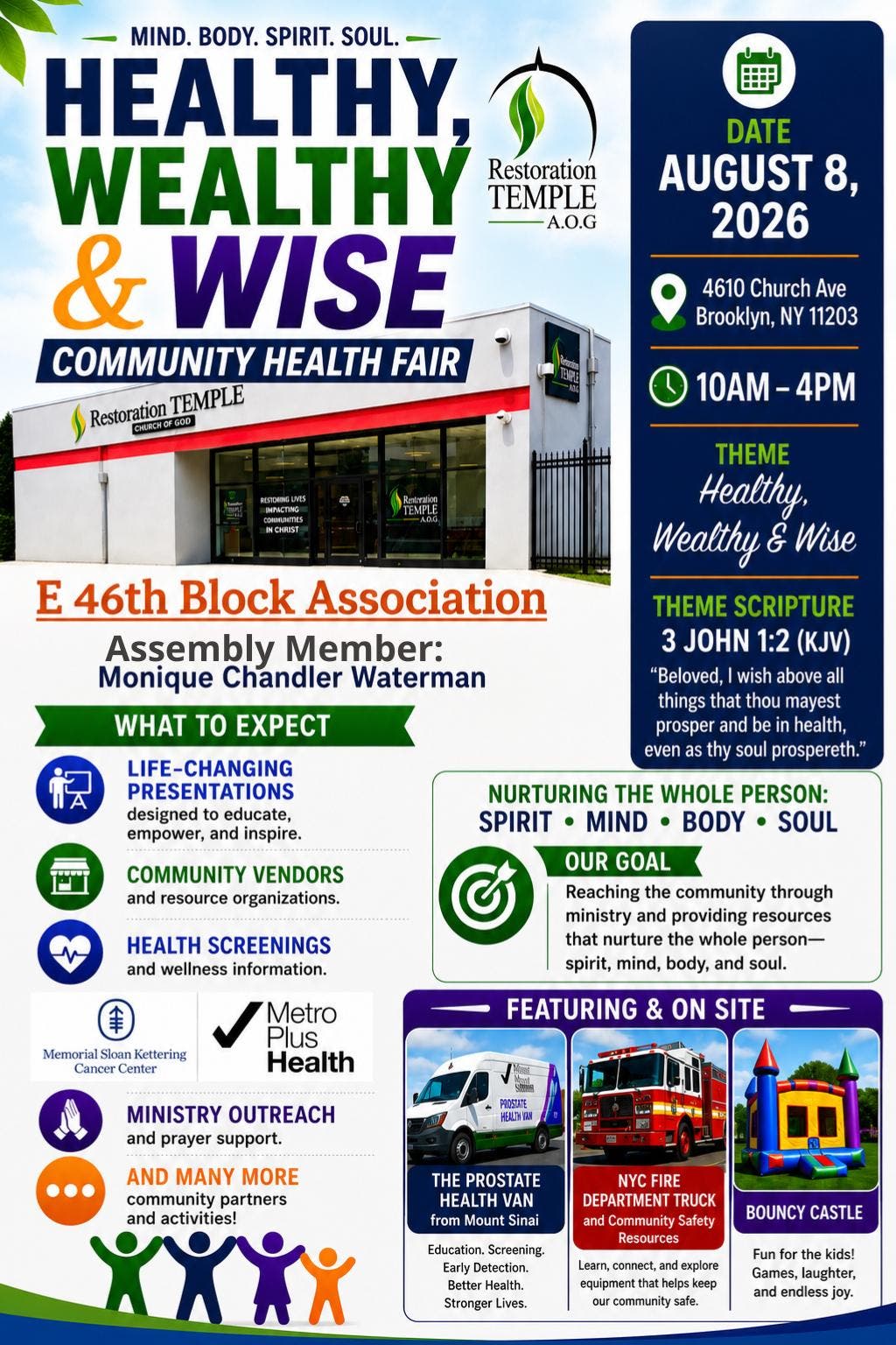 Healthy, Wealthy & Wise Community Health Fair
