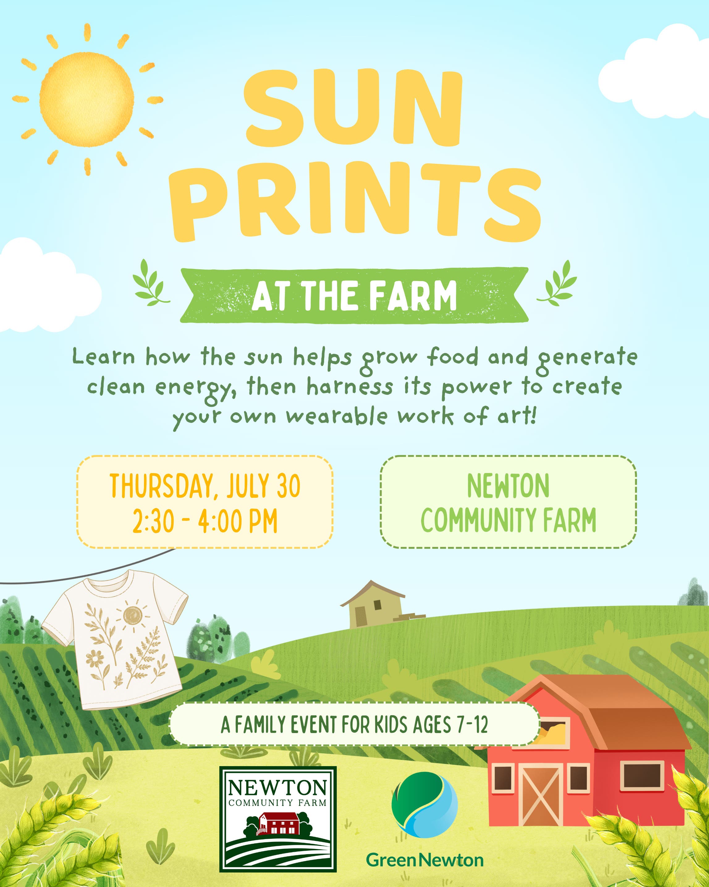 Sun Prints At The Farm