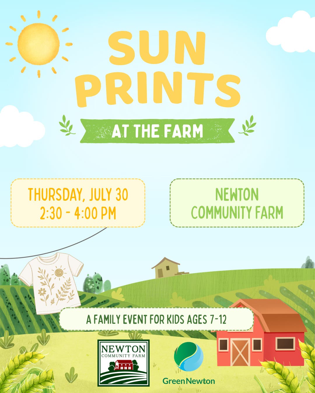 Sun Prints at the Farm
