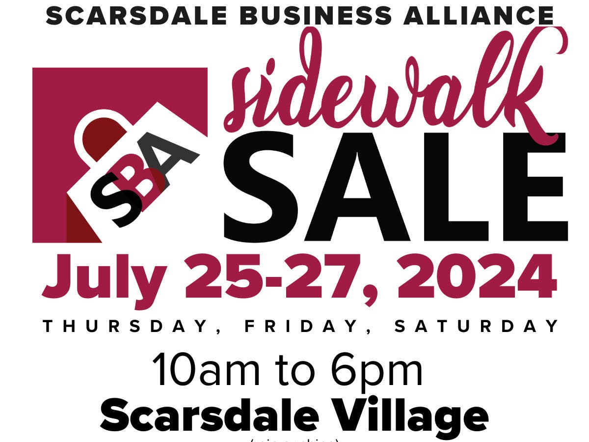 Jul 26 2024 Scarsdale Summer Sidewalk Sale Scarsdale, NY Patch